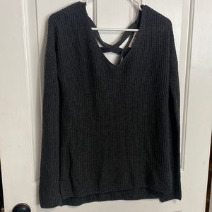 Cross Cross Back Detail Sweater